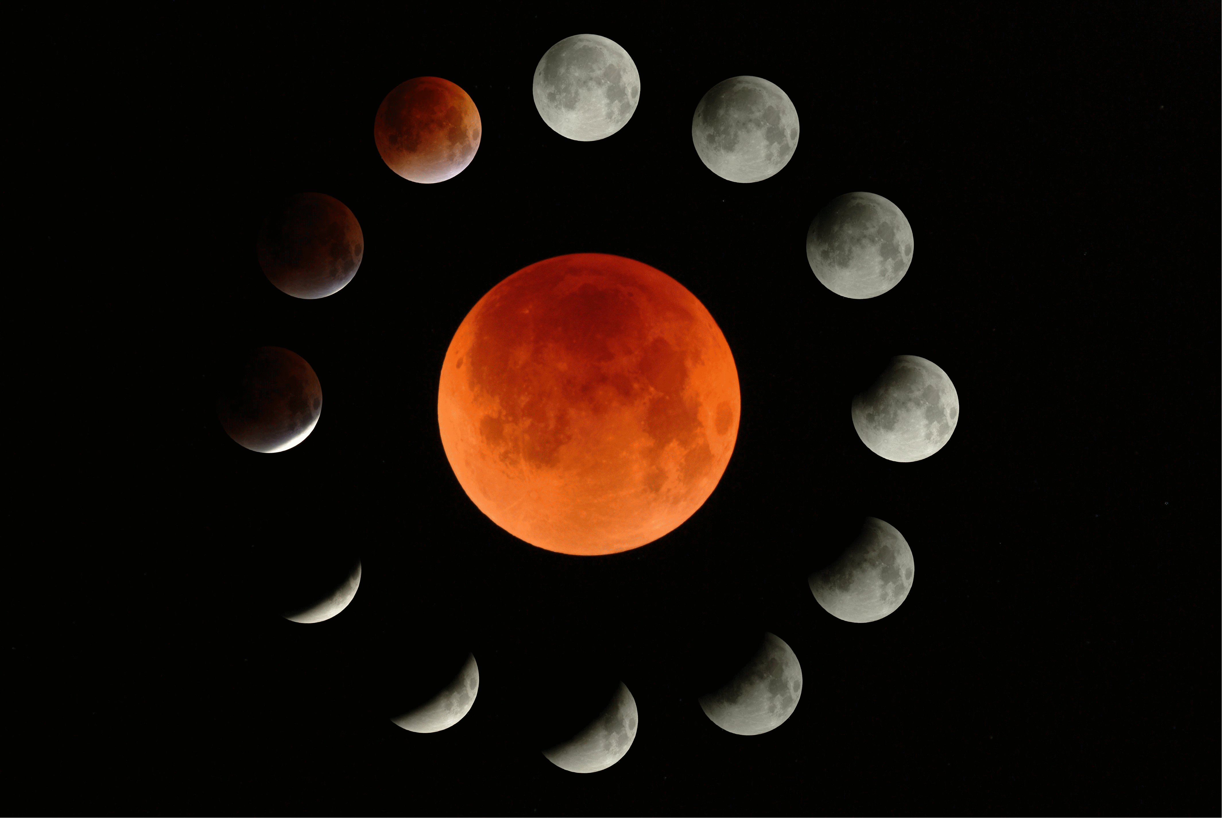 Total Lunar Eclipse by Michael B. in Portland, Oregon, with Orion ED 80 80mm f/7.5 Apochromatic Refractor Telescope.
