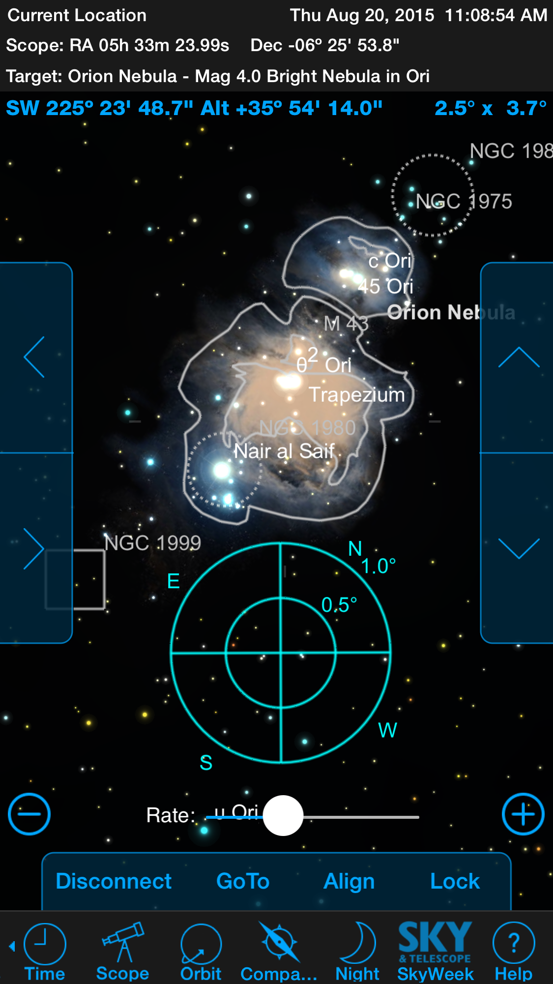 Control an Orion GoTo telescope (or other brands) from your Android device